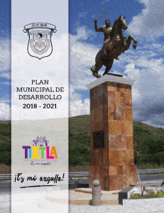 Plan Municipal de desarrollo 2018/2021 Tixtla