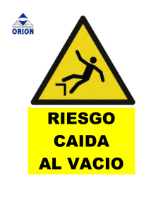 RIESGO CAIDA VACIO