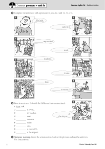 American English File 1 Worksheet Activities E-Book