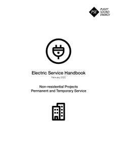 electric  service handbook non residential project