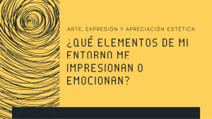 arte, expresión y apreciación estética