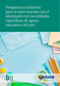 propuestas inclusivas para intervencion con alumando con neae c