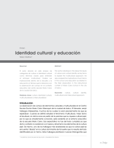 3. Identidad cultural y educacion