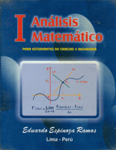 Analisis Matematico I Espinoza Ramos