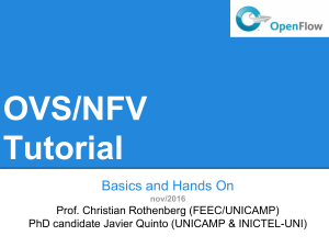 NFV OVS Tutorial