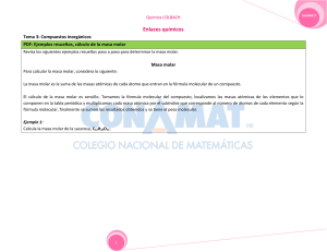 Química Ejemplos resueltos cálculo de la masa molar PDF (2)