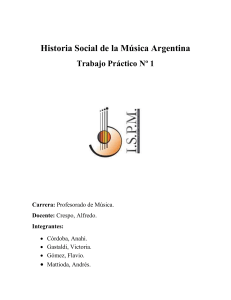 TP - Historia social de la música Argentina - Tehuelches