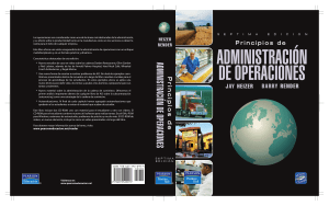 Administración de Operaciones: Principios y Casos