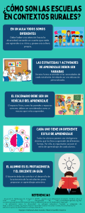 Infografia Como son las escuelas en contextos rurales - Grupo 1 (2)