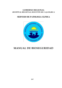 MANUAL DE BIOSEGURIDAD 2017 LABORATORIO EMERGENCIA