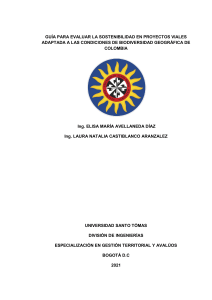 guia para evaluar sotenivilidad -colombia