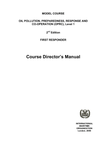 Course Director's manual-LEVEL 1