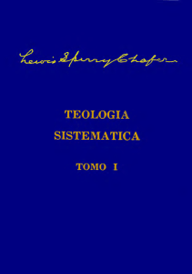 Tomo I-Volumen 1-Bibliologia y Teologia Propia