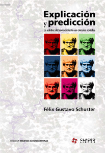 Schuster Felix - Explicación y predicción - cap 1 a 5 pp. 23 - 53