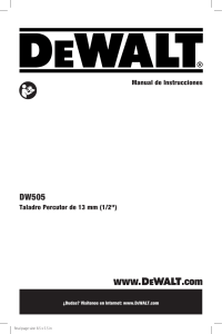 Manual DW505