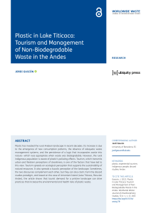 Article WWW - Plasticos Titicaca
