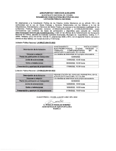 Resumen Convocatoria E3 - E5 2022