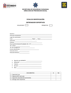 FICHA DE IDENTIFICACIÓN ENTRENADOR