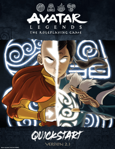 Avatar Legends The RPG Quickstart