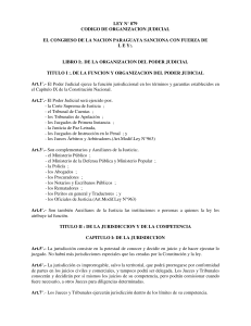 Código de Organización Judicial del Paraguay