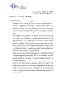 Resolución 1997 adhesion crub resol 871-21 rectorado UNCo