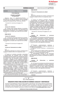 Fe de erratas - Decreto Supremo N° 082-2019-EF