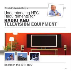 Understanding NEc requirements for radio and television 2011 Article 810