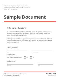 Get a Document Signed