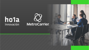 Brandbook Corporativo ho1a MetroCarrier 2021