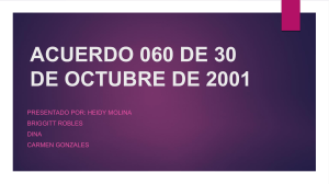 ACUERDO 060 DE 30 DE OCTUBRE DE 2001 (1)