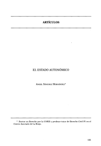 1993 - El Estado Autonómico - Angel Sanchez Hernandez