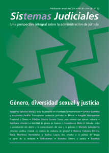 género, diversidad sexual y justicia