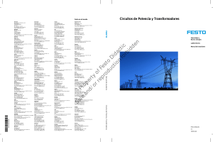 Circuitos de Potencia y Transformadores