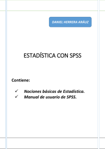 Estadística con SPSS