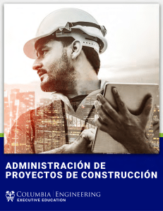 CEE Construction Project Management Spanish