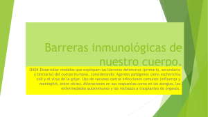 7°-Barreras inmunológicas
