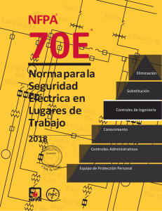 NFPA 70E-2018 Norma para la Seguridad Electrica en los Lugares de Trabajo