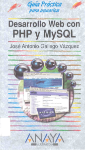 Desarrollo web con PHP y MySQL.  ( PDFDrive )