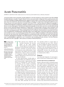 2014 pancreatitis manejo de Pancreatitis aguda 