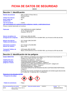 MSDS ZINC CLAD IV