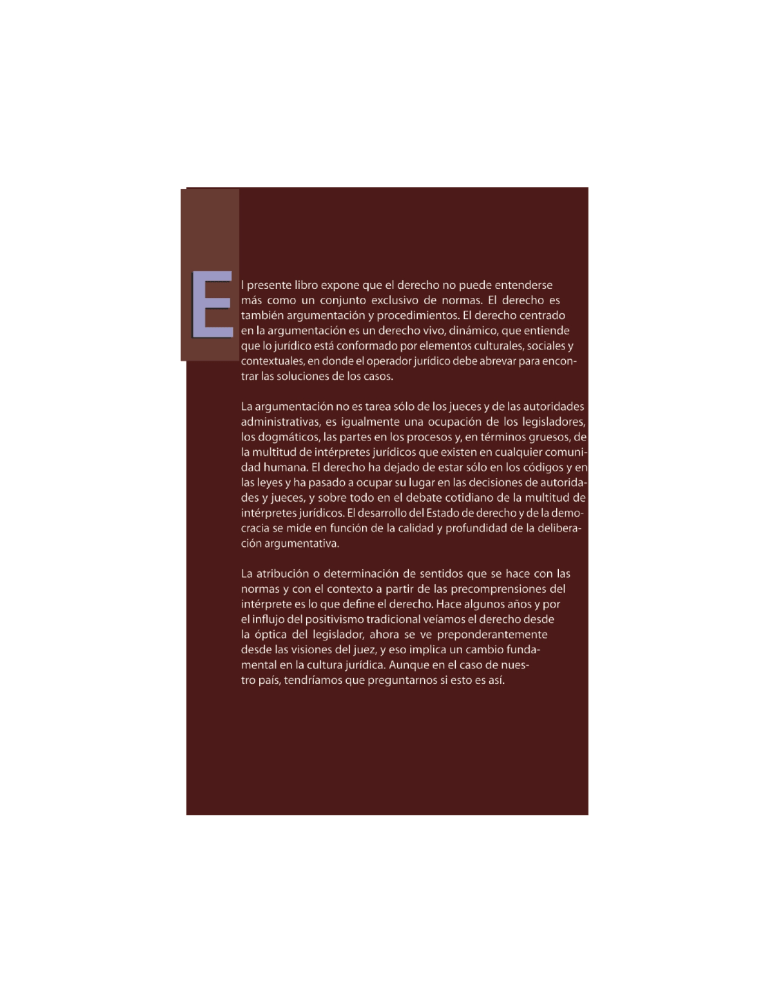 La Argumentación Como Derecho - Jaime Cárdenas Gracia