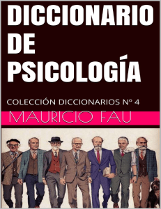 0258. Diccionario de psicología
