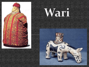 S. Vásquez - Diapositivas Orígenes y Arquitectura Wari