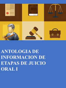 Antologia Etapas DEL Juicio ORAL I