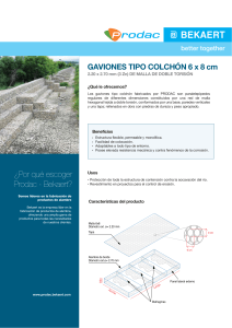 F GAVIONES COLCHON 6X8 2 20x2 70