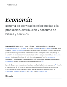 Economía - Wikipedia, la enciclopedia libre