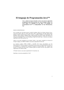 El lenguaje de programacion java