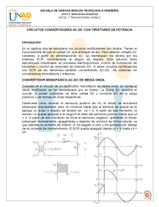 CIRCUITOS CONVERTIDORES AC-DC CON TIRISTORES DE POTENCIA - PDF Descargar libre