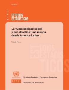 La vulnerabilidad social y sus desafios una mirada desde america latina