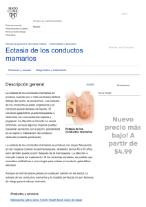 Ectasia de los conductos mamarios - Síntomas y causas - Mayo Clinic